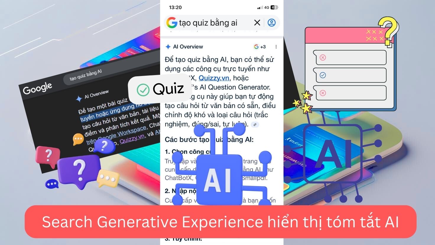 Search Generative Experience hiển thị tóm tắt AI